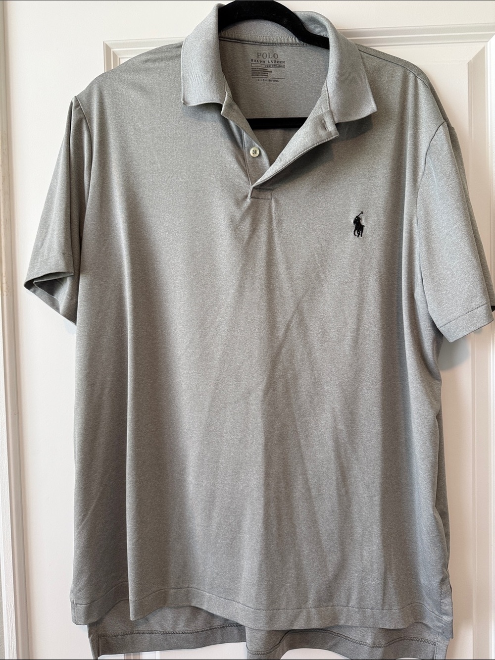 Performance Polo by Ralph Lauren Light Gray Men’s Short-Sleeve Polo